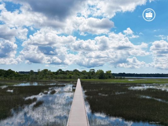 Stono River County Park drone 1