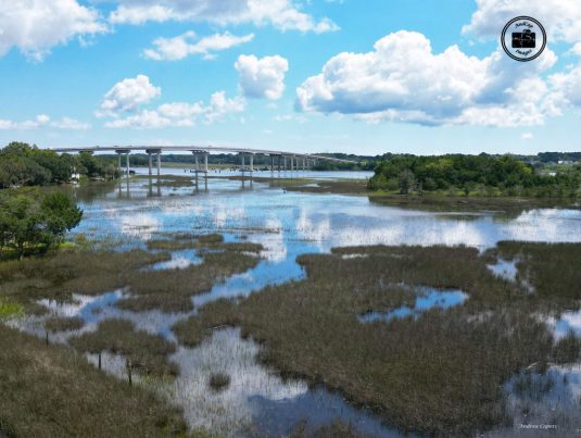 Stono River County Park drone 2